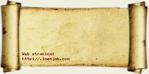 Anđela Ponoš vizit kartica